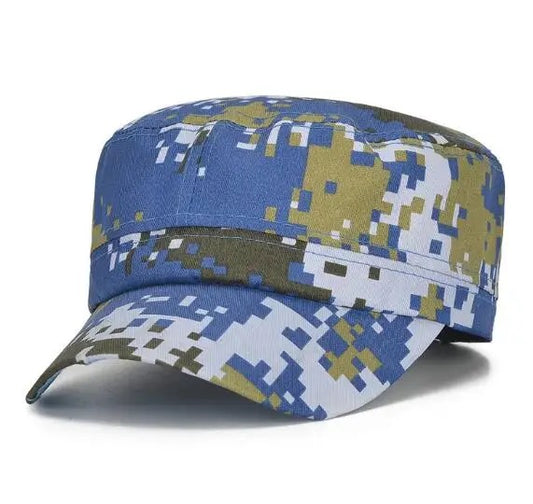 1 Dozen Blue Camo Hat