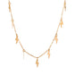 1 Dozen Gold Lightning Bolt Necklace